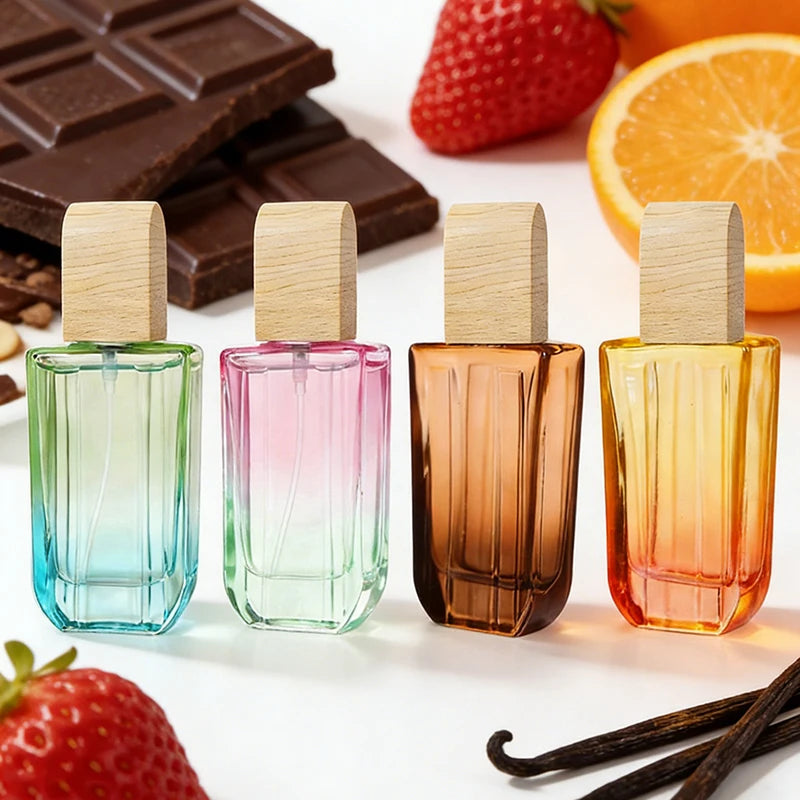 Ice Cream Gourmet Perfume Spray,Chocolate/Vanilla/Orange/Citrus/Bergamot/Musk/Sandalwood Fragrance Mist,Sweet Warm Women Scent