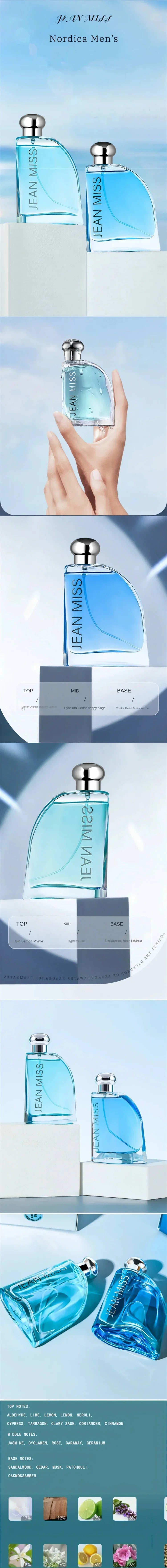 Fragrance Spray Perfumes High Quality Perfume   For Men Pheromone Fresh Perfume Gift Lasting Cologne Parfum Original Brand100ml