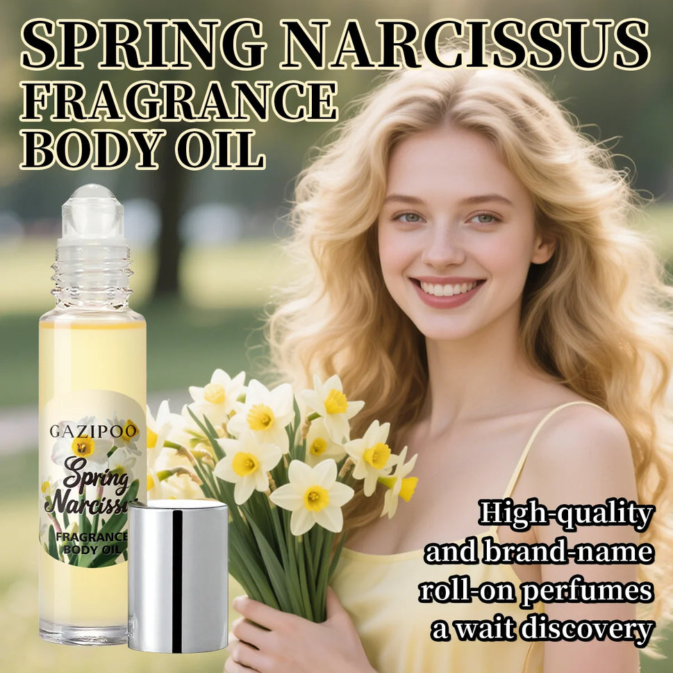 10ml Premium Women's Perfume! Green Floral Fragrance, with top notes of daffodil, heart notes of violet, and base notes of cedar