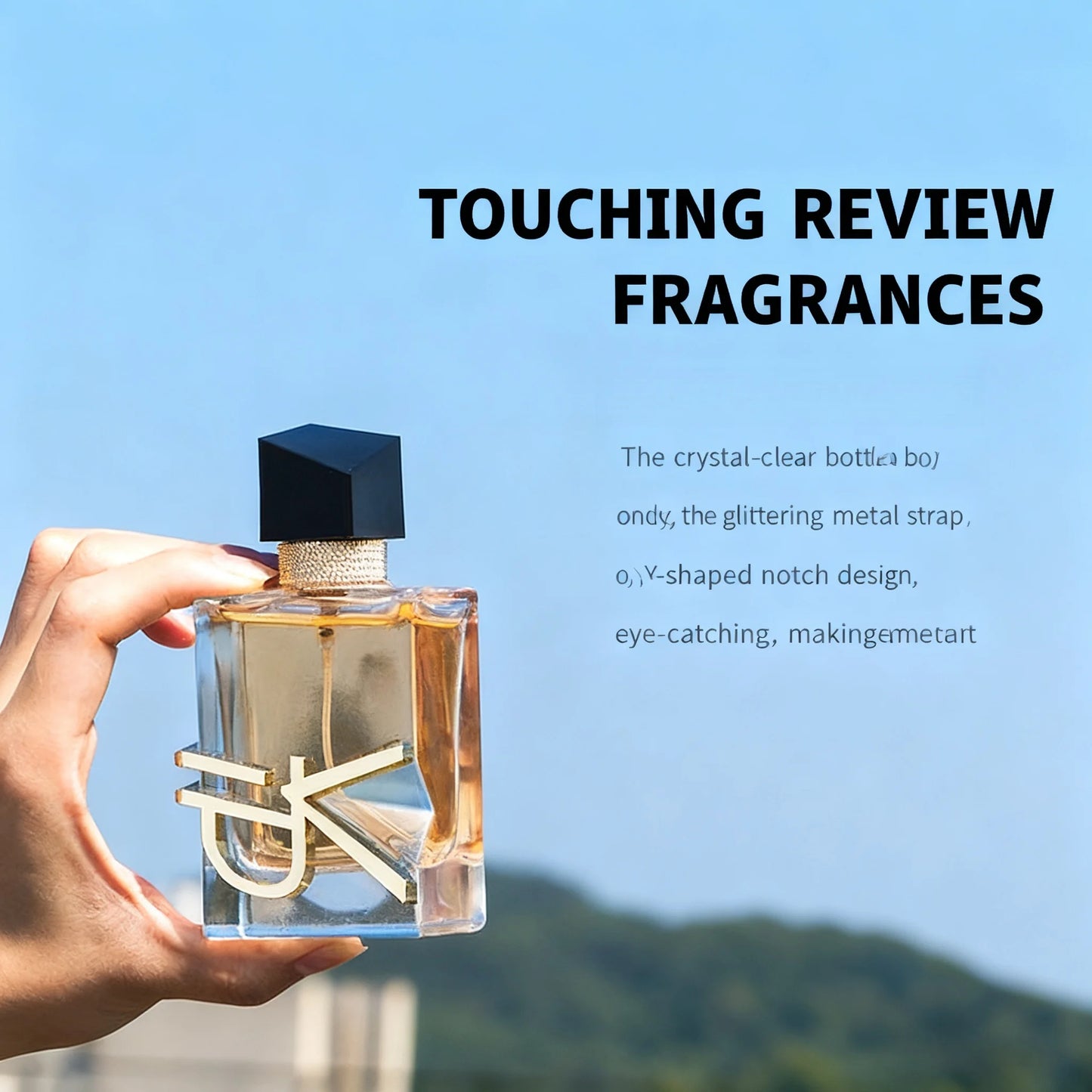 High-end floral fragrance perfume 50ml long-lasting body spray fresh and elegant suitable for women