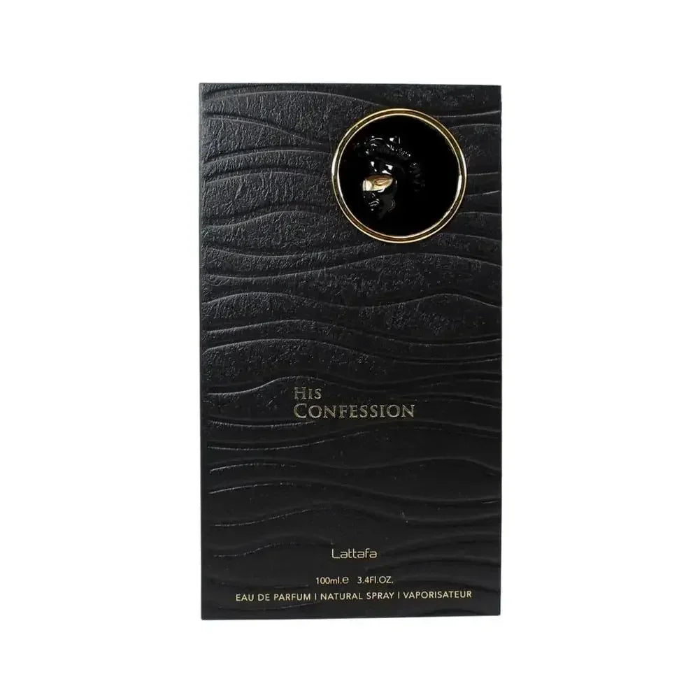 Premium Lattafa His Confession 100ml Eau De Parfum Spray Luxury Arabic Perfume Longlasting Unisex Fragrance for Men and Women