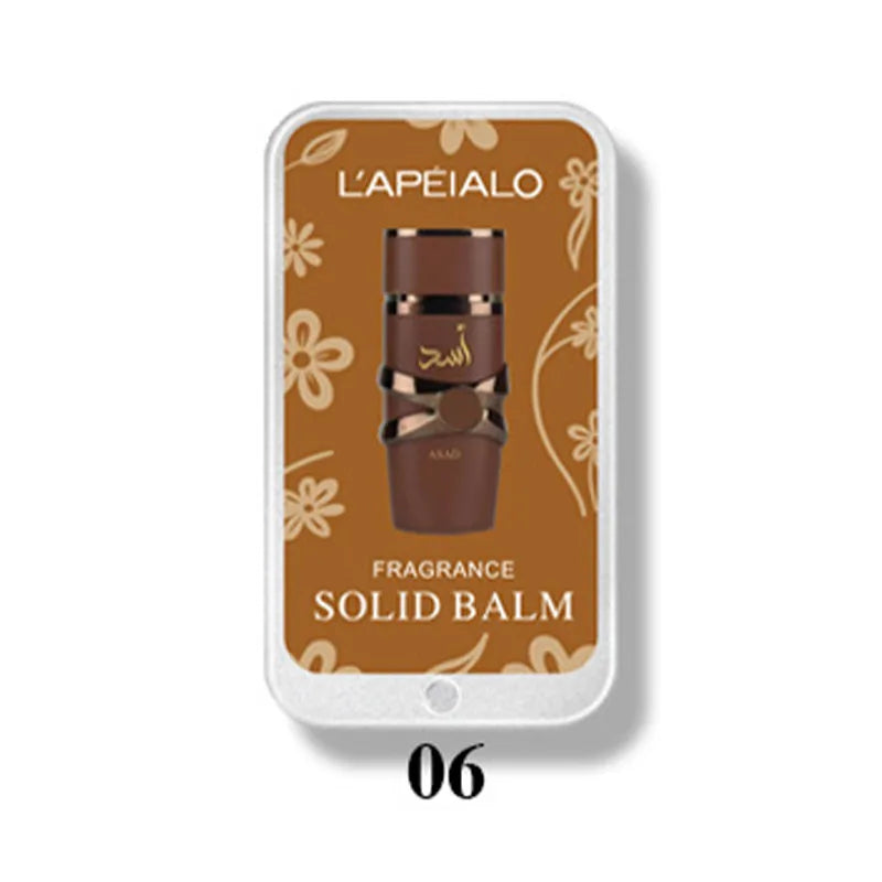 Arab Brand Perfume Unisex Long-lasting Floral Fragrance Woody Tone Portable Natural Fresh Solid Perfume Charming Date Perfume