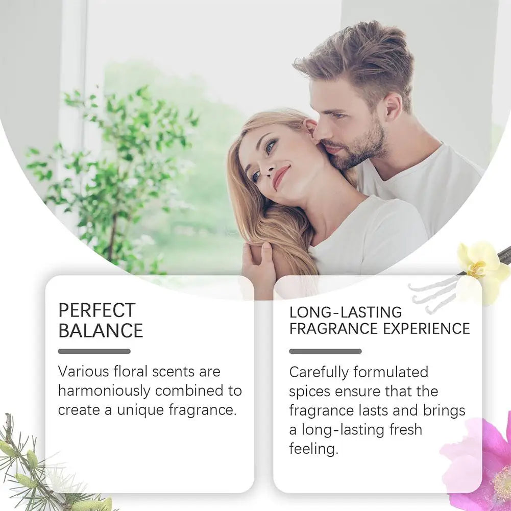 Original Arab Dubai Perfume Charming Attraction Fragrance Women Men Dating Scent Vanilla Rose Body Spray,Long Lasting Parfume