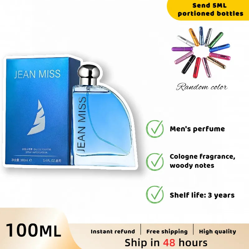 Fragrance Spray Perfumes High Quality Perfume   For Men Pheromone Fresh Perfume Gift Lasting Cologne Parfum Original Brand100ml