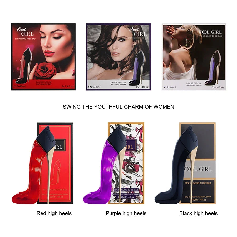 Perfume For Women Portable Female Flower Fragrance  Bottle Glass Deodorant Long Lasting Fashion Lady Fragrance Beautiful Box