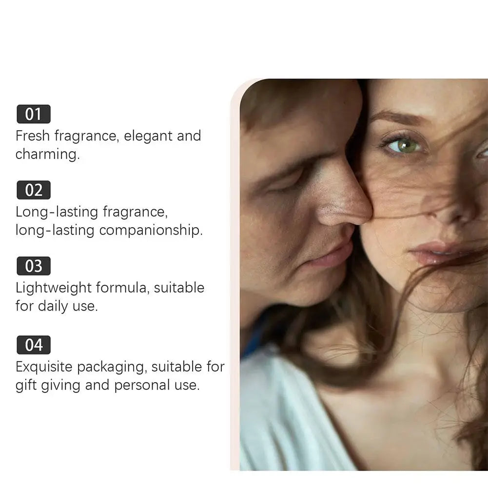 Original Arab Dubai Perfume Charming Attraction Fragrance Women Men Dating Scent Vanilla Rose Body Spray,Long Lasting Parfume