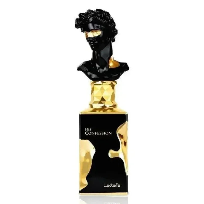 Premium Lattafa His Confession 100ml Eau De Parfum Spray Luxury Arabic Perfume Longlasting Unisex Fragrance for Men and Women