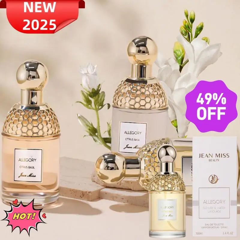 2025 Autum New Honeycomb Perfume 100ml Flowers And Plants Parfum Lady's Persistent Fragrance Student's Niche Perfume Gift