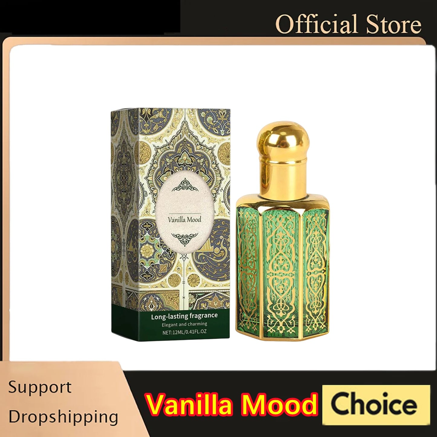Original Arab Dubai Perfume Charming Attraction Fragrance Women Men Dating Scent Vanilla Rose Body Spray,Long Lasting Parfume