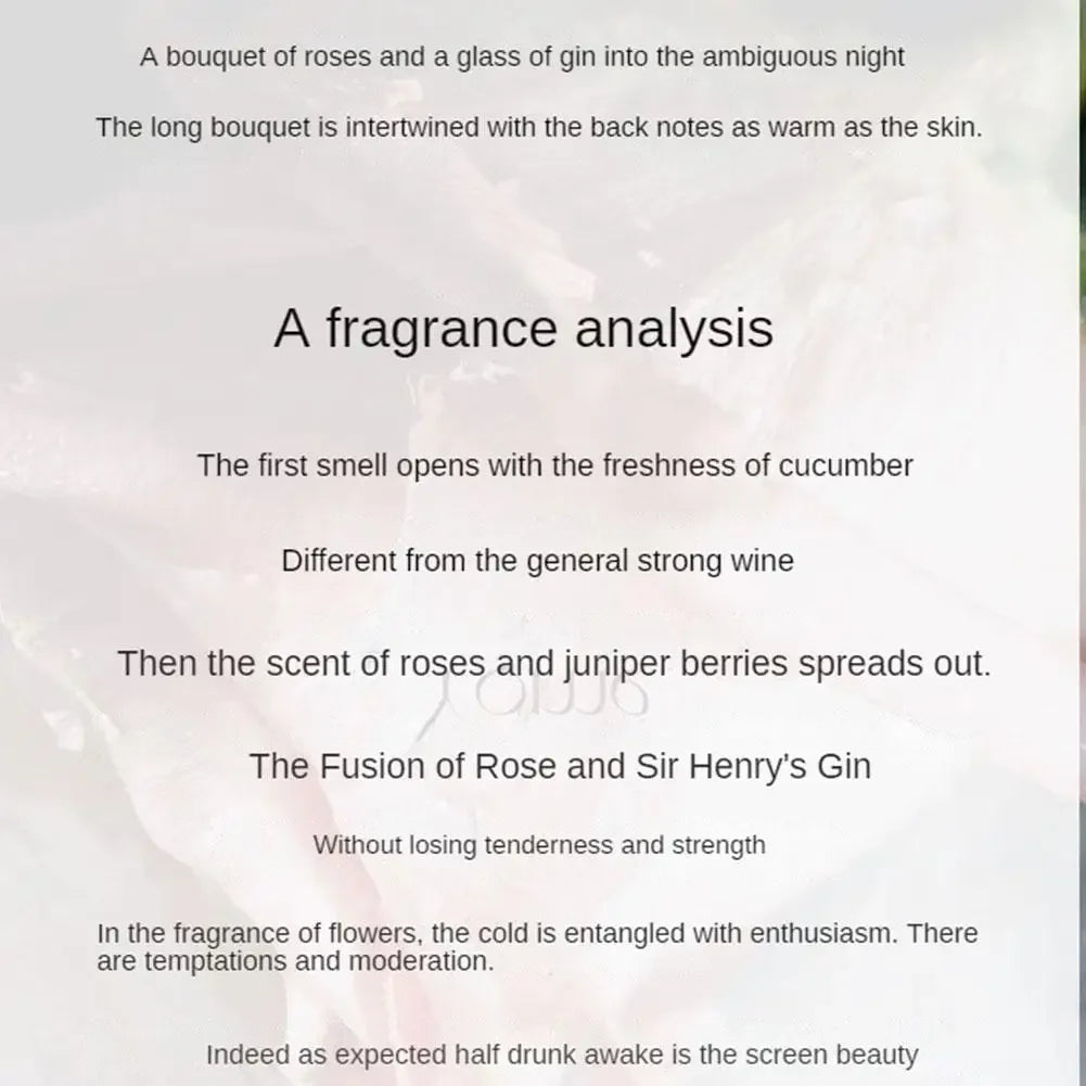 50ml Original High Quality Perfume Long Lasting Fragrance Sexy Pheromones Body Spray Attractive Rose Brandy Cologne Perfumes