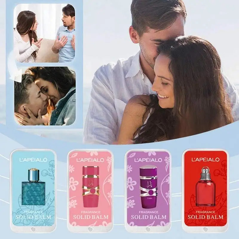 Arab Brand Perfume Unisex Long-lasting Floral Fragrance Woody Tone Portable Natural Fresh Solid Perfume Charming Date Perfume