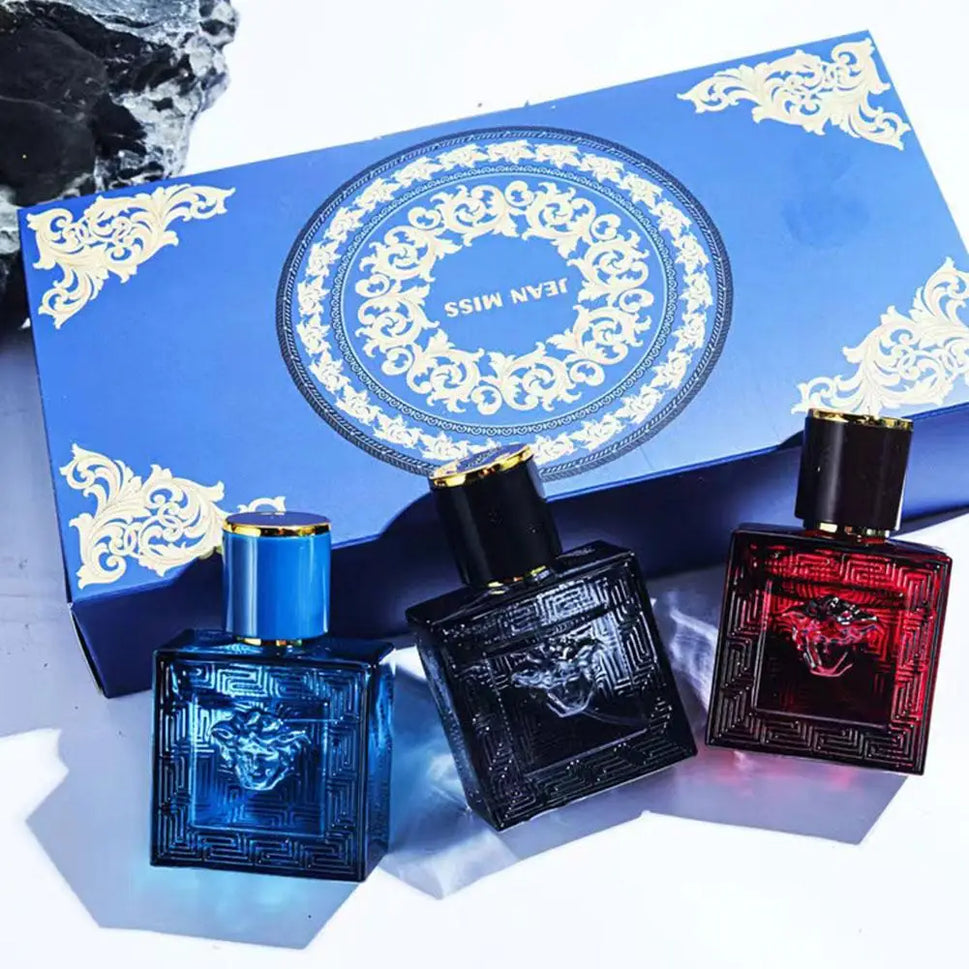 Brand Men Wild Fragrance Set 30ml X 3 Perfume Gift Box For Men Eau De Toilette Charming Colognes Attracting Women Fragrance Kit