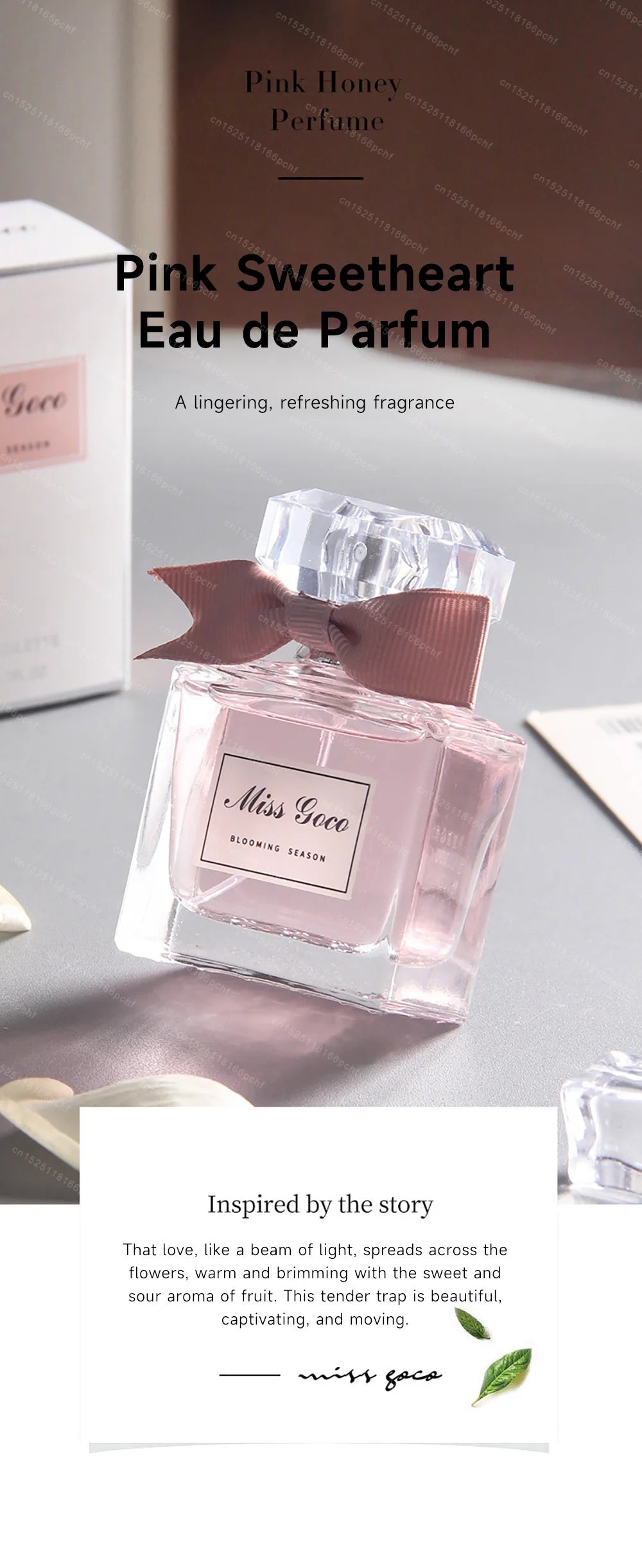 50ml Sweety Women's Perfumes Fresh Long-Lasting Fragrance Spary Elegant Woman Girls Lady Eau De Toilette Natural Floral Perfume