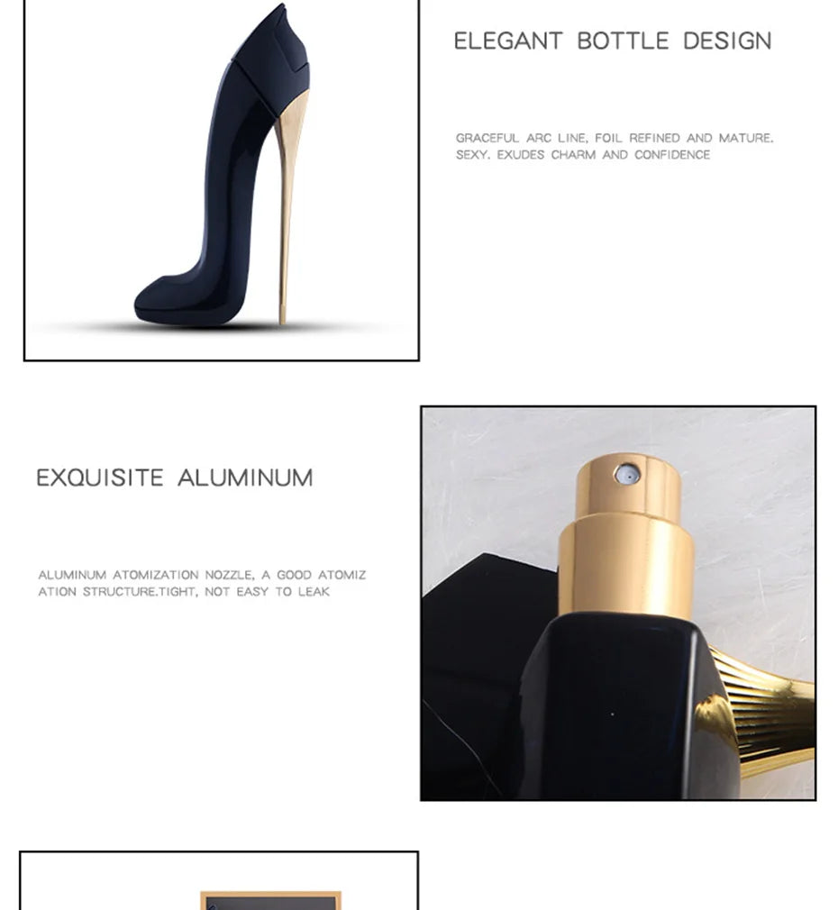 Perfume For Women Portable Female Flower Fragrance  Bottle Glass Deodorant Long Lasting Fashion Lady Fragrance Beautiful Box