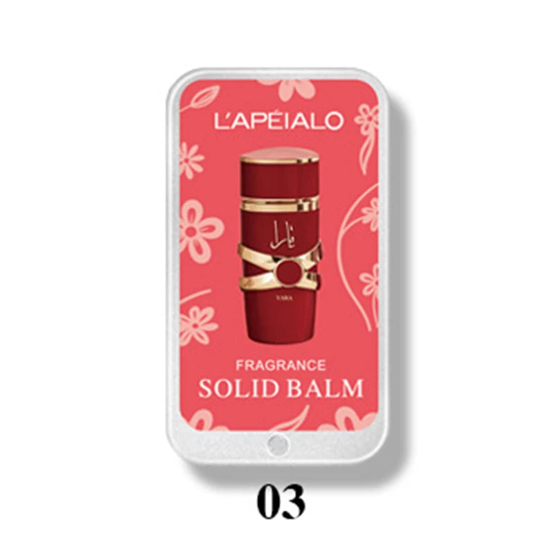 Arab Brand Perfume Unisex Long-lasting Floral Fragrance Woody Tone Portable Natural Fresh Solid Perfume Charming Date Perfume