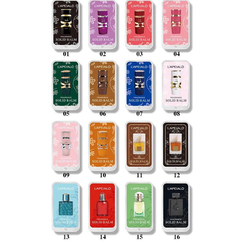 Arab Brand Perfume Unisex Long-lasting Floral Fragrance Woody Tone Portable Natural Fresh Solid Perfume Charming Date Perfume