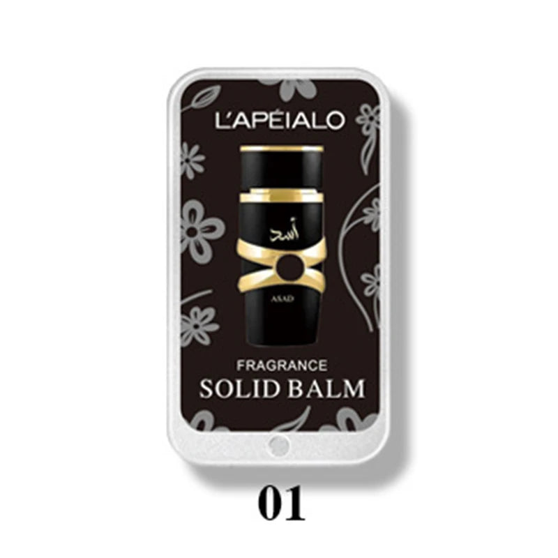 Arab Brand Perfume Unisex Long-lasting Floral Fragrance Woody Tone Portable Natural Fresh Solid Perfume Charming Date Perfume