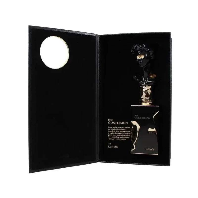 Premium Lattafa His Confession 100ml Eau De Parfum Spray Luxury Arabic Perfume Longlasting Unisex Fragrance for Men and Women