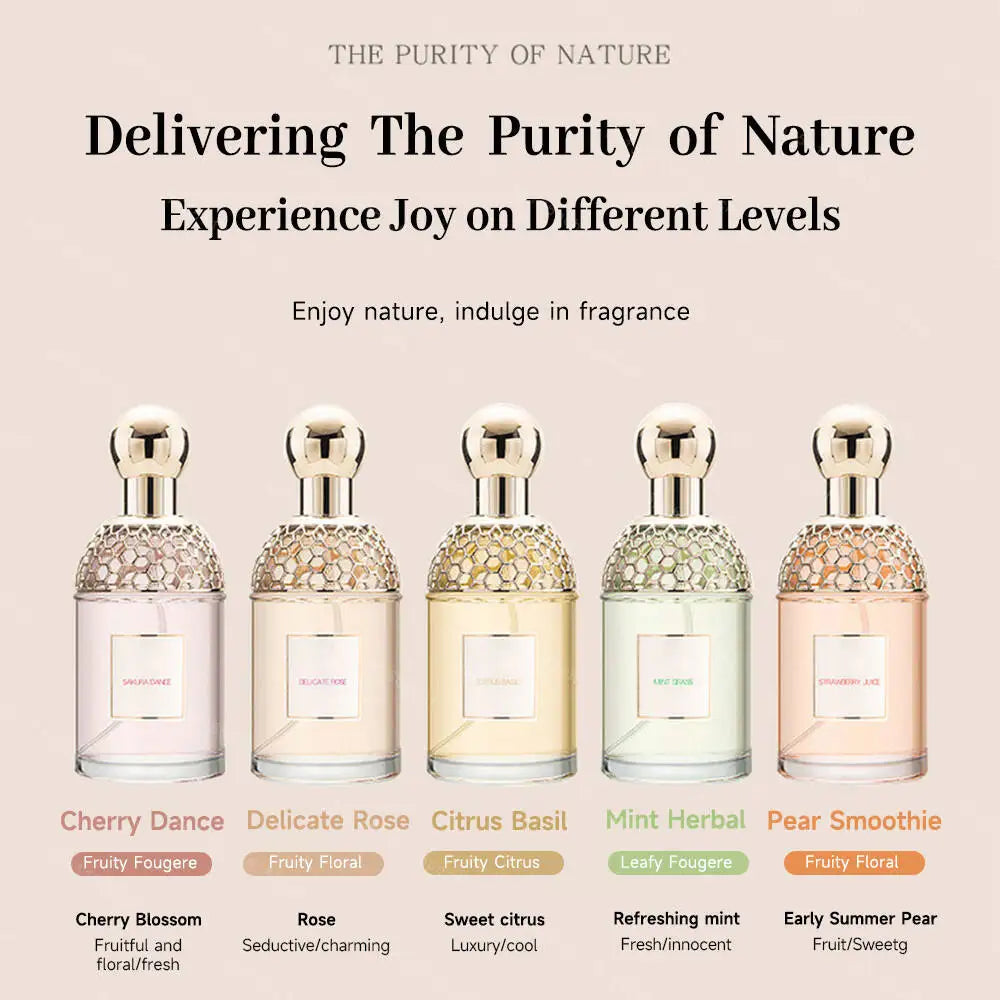 Luxury Brand Perfume Lasting Floral Scent Spray Perfumes De Mujer Pheromone Fresh Natural Parfum Femme for Date 100Ml