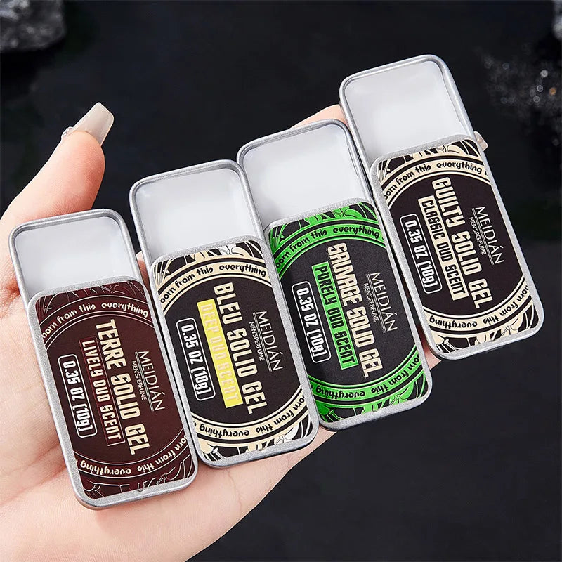 Arab Brand Perfume Unisex Long-lasting Floral Fragrance Woody Tone Portable Natural Fresh Solid Perfume Charming Date Perfume