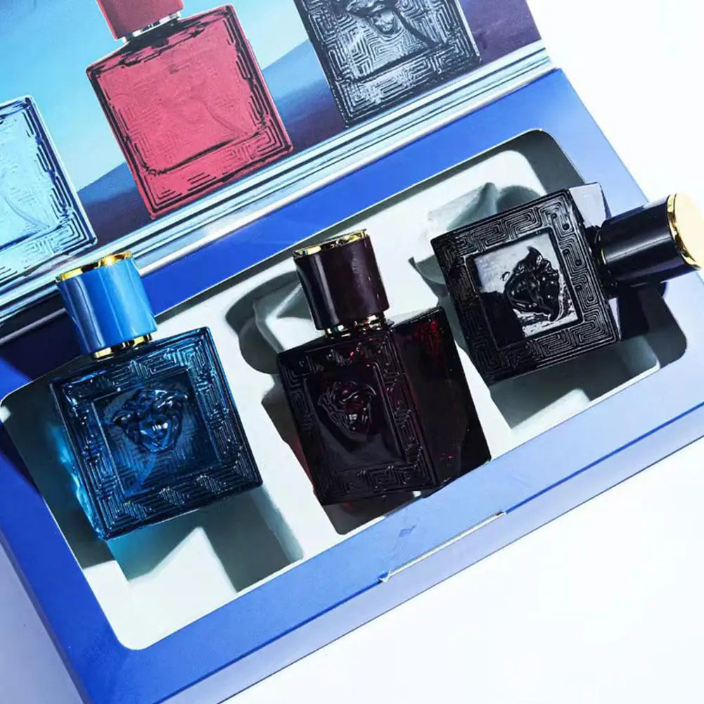 Brand Men Wild Fragrance Set 30ml X 3 Perfume Gift Box For Men Eau De Toilette Charming Colognes Attracting Women Fragrance Kit