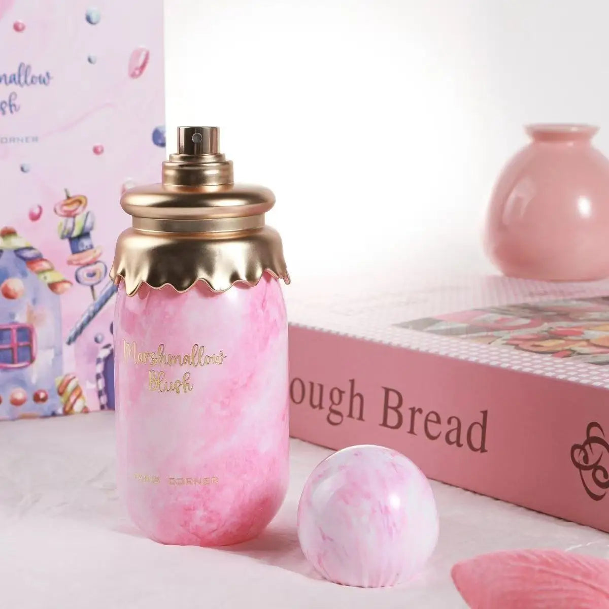 100ML Middle Eastern Arabian Cotton Candy Perfume Long-lasting Fragrance Spray with Strawberry and Cotton Candy Gourmand Notes