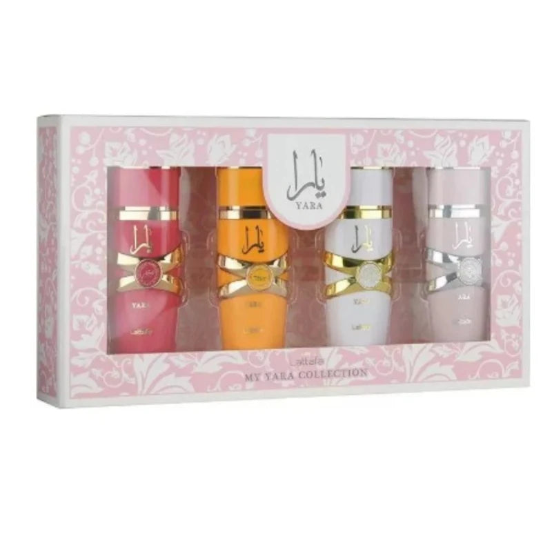 Sweet Women Perfume Gift Set 4×25ml – Floral Fruity Gourmand Long Lasting Eau De Parfum with Vanilla Musk Amber & Jasmine