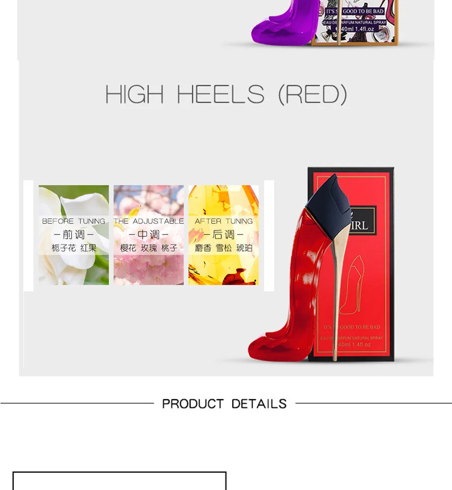 Perfume For Women Portable Female Flower Fragrance  Bottle Glass Deodorant Long Lasting Fashion Lady Fragrance Beautiful Box